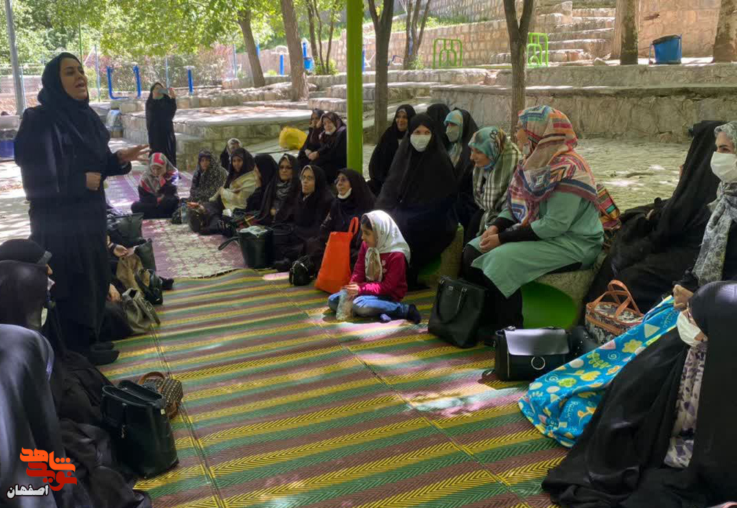 اردوی همسران جانبازان اصفهان در خوانسار برگزار شد