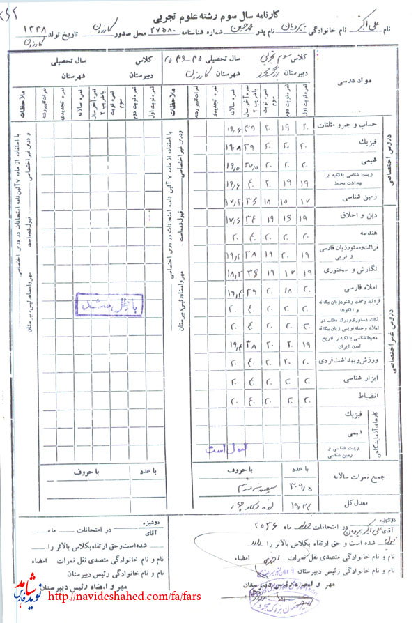 پزشکی که درمانگر جسم و روح رزمندگان بود / مروری بر زندگی نامه پزشک شهيد علي اکبر پيرويان + دستخط پزشکی که درمانگر جسم و روح رزمندگان بود / مروری بر زندگی نامه پزشک شهيد علي اکبر پيرويان + دستخط