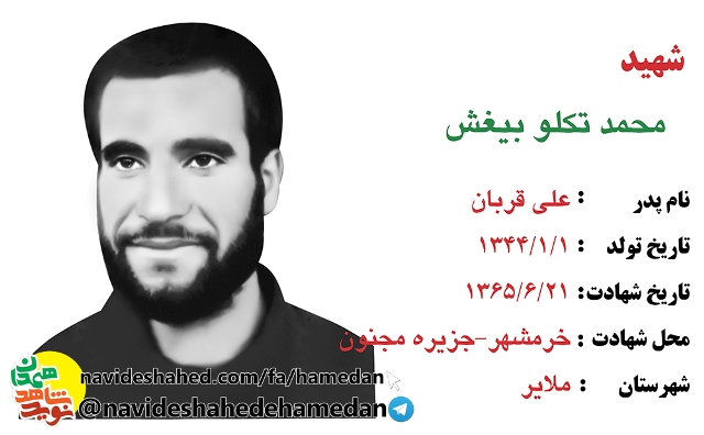 فیلم: مصاحبه سردار شهید محمد تکلو قائم مقام فرمانده گردان 154 لشکر32 انصار