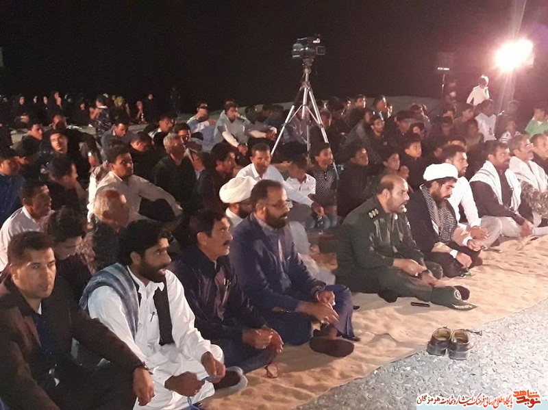 تجیل از مقام یازده شهید بخش گوهران و شهدای گمنام در بشاگرد هرمزگان