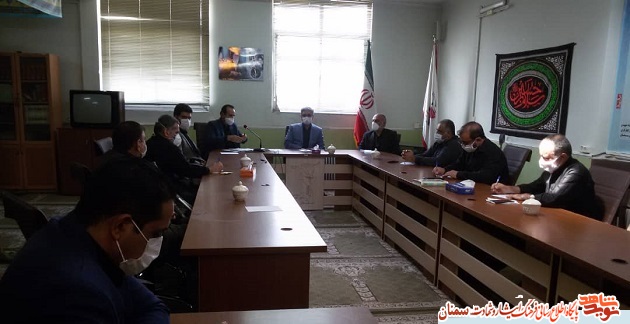 دیدار اعضای انجمن شهدای زنده با فرماندار شهرستان سمنان دیدار اعضای انجمن شهدای زنده با فرماندار شهرستان سمنان