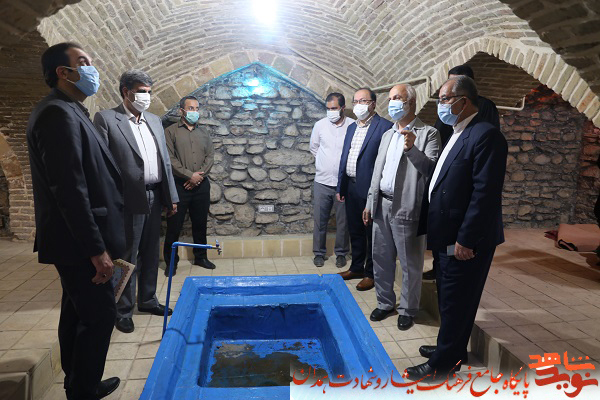 گزارش تصویری| بازدید دکتر نریمانی از بیت آیت الله مدنی