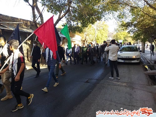 گزارش تصویری/ برگزاری مراسم پیاده‌روی‌ «از حرم تا حرم» در خرم‌آباد