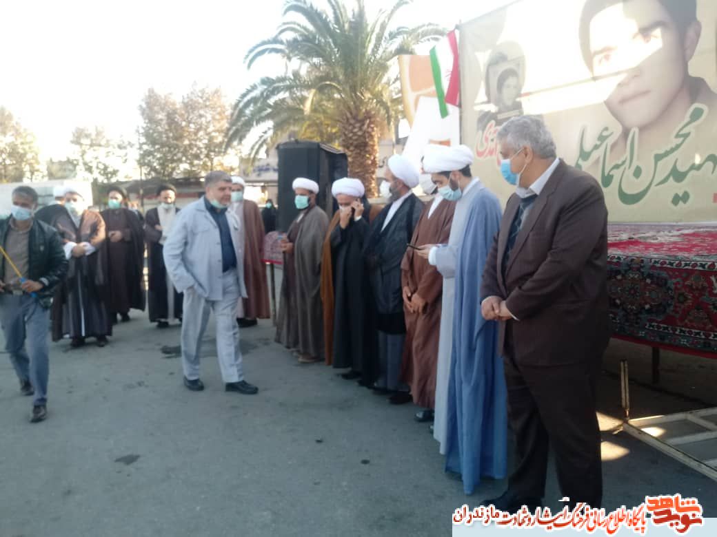 گزارش تصويرى|برگزاری مراسم استقبال از خانواده شهید والا مقام محسن اسماعیلی در قائم شهر مازندران