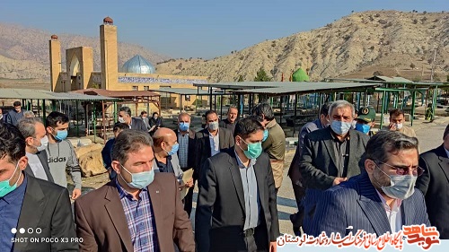 حضورهیأت دولت در گلزارهای شهدای استان لرستان