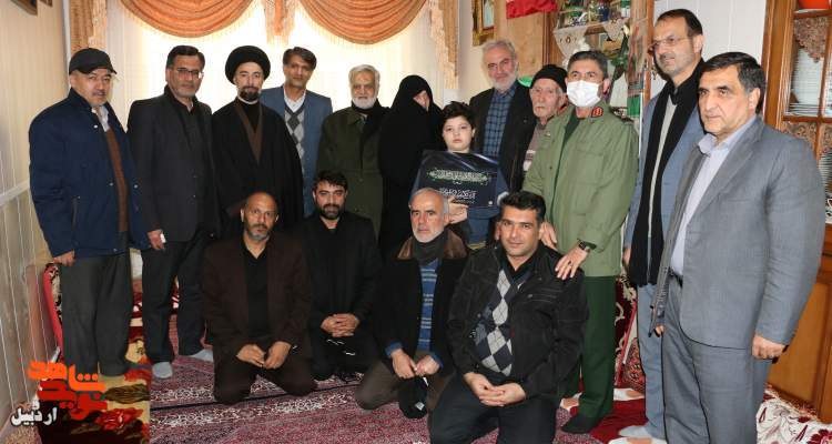 دیدار با خانواده شهید «نقی نادعلی اوغلی» در اردبیل