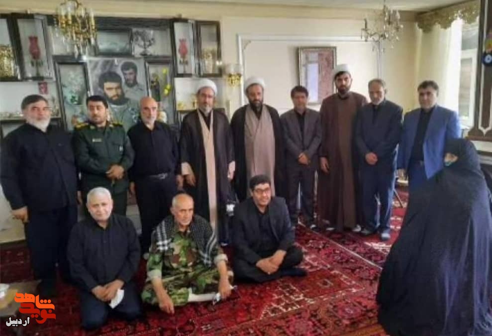 دیدار با خانواده سرداران شهید «میرمحمود و میرمسلم بنی هاشم» در مشکین شهر