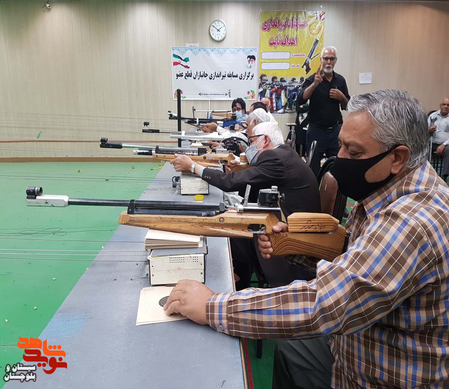 برگزاری مسابقه تیراندازی جانبازان قطع عضو در شهرستان زاهدان