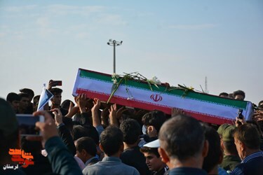 گزارش تصویری/پیکر شهید امنیت«ایوب رومیانی» در رومشکان تشییع شد