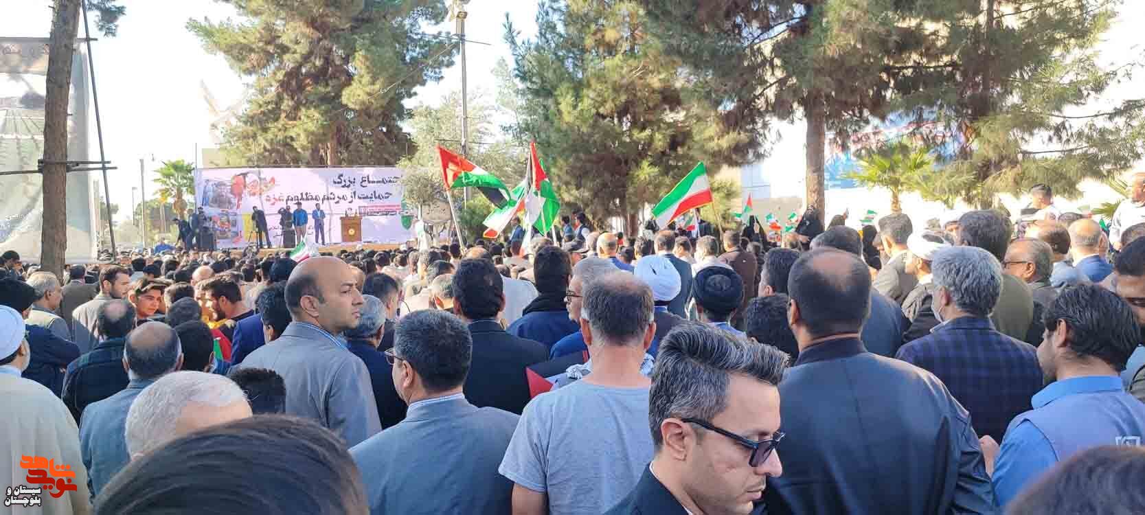 اجتماع حمایت از مردم غزه در پایتخت وحدت ایران