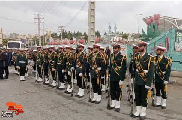 تشییع پیکر مطهر شهید«محمدرضا سندی» در زاهدان