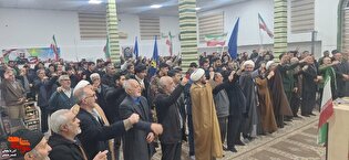 مراسم سالگرد شهادت سردار حاج قاسم سلیمانی در شوط