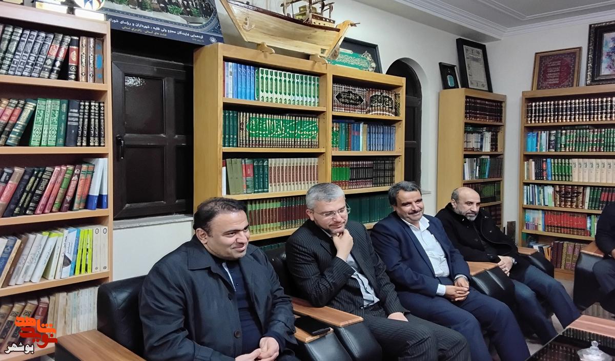 دیدار مدیرعامل سازمان فرهنگی ورزشی و توانبخشی ایثار با نماینده ولی فقیه در استان