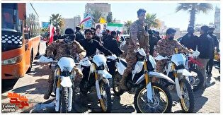 رژه نمادین موتور سواران زاهدان در سالروز ورود...