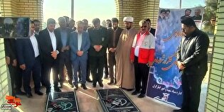 غبارروبی مزار مطهر شهدای گمنام زهک در آغاز دهه...