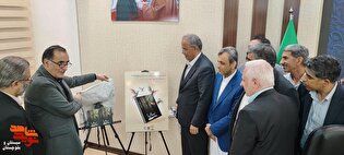 رونمایی از کتاب نیستان غریبانه در جلسه شورای اداری...