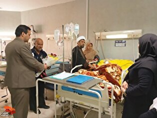 عیادت رئیس بنیاد شهید زاهدان از سه پدر شهید بستری...