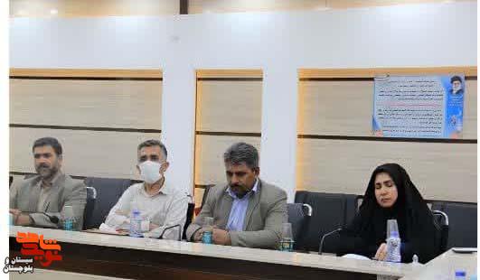 نشست هماهنگی مراسم عزاداری محرم در گلزار شهدای زاهدان برگزار شد