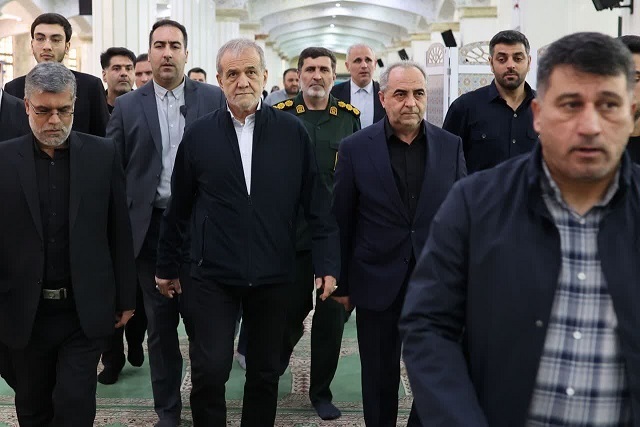 بزرگداشت شهدای خدمت در تبریز با حضور رئیس جمهور ایران