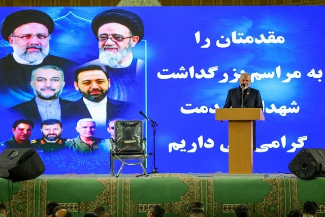بزرگداشت شهدای خدمت در تبریز با حضور رئیس جمهور ایران