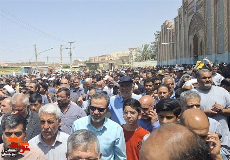 حماسه مردم غیور زاهدان در جمعه خشم و نصر