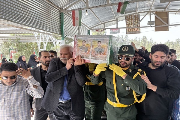 پیکر مطهر شهید «شایان‌فرد» در زاهدان تشییع شد