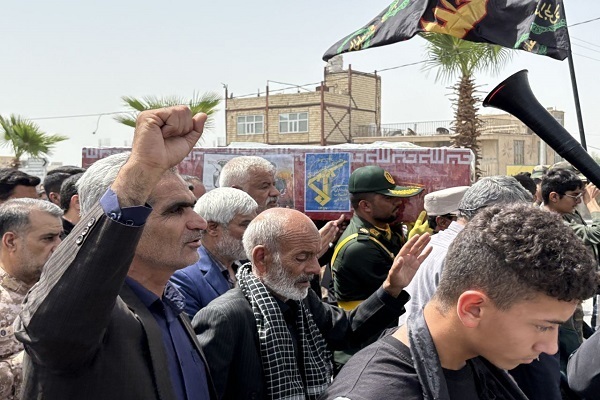 پیکر مطهر شهید «شایان‌فرد» در زاهدان تشییع شد