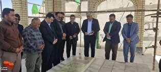 مسئولان شهرستان نیمروز با آرمان‌های شهدا تجدید...