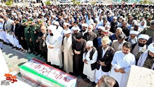 تشییع باشکوه مولوی شهید«یوسف گرگیچی»، عالم بصیر...