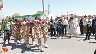 تشییع باشکوه پیکر بسیجی شهید اهل سنت«نادر سارانی...