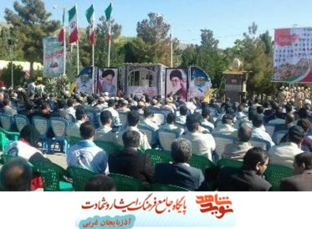سخنرانی مدیرکل بنیاد شهید و امور ایثارگران آذربایجان غربی در مراسم غبارروبی مزار شهدای ارومیه