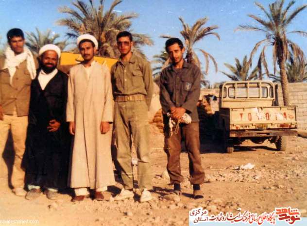 از چپ: مقدم - شهید رمضانی - نصرآبادی - شیخ زاده- عابدی