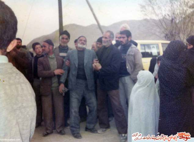 تشییع پیکر علی اصغر رحمتی-  اراک 1363