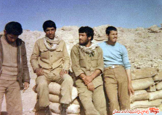 نفر دوم از چپ شهید محمد ایمنی