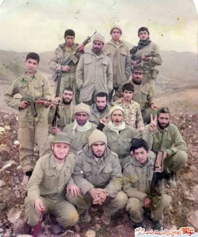 کردستان 1361 - شهیدان تصویر : شهید صالح ملک حسینی - شهید ماشااله قدیری - شهید غلامرضا احمدی
