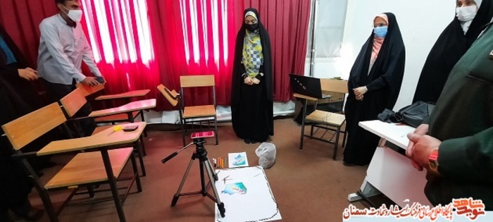 دیدار مسئولین بنیاد شهید و اداره کل حفظ آثار از کارگاه تولید محتوای دفاع مقدس- ۳۰ اردیبهشت ماه ۱۴۰۰ کانون بسیج شهرستان سمنان