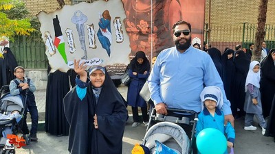 اجتماع ضد صهیونیستی سمنانی‌ها برای حمایت از مردم مظلوم غزه- بیست و هفتم آبان ۱۴۰۲ معراج شهدا