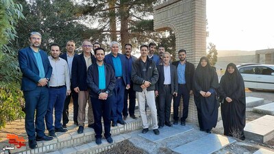زیارت دورهای جمعی از مروجان فرهنگ ایثار و شهادت- بیست و چهارم اسفندماه ۱۴۰۲ گلزار شهدای روستای بیابانک