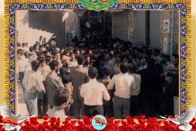 مراسم تشییع پیکر شهید محمدرضا خالصی‌دوست